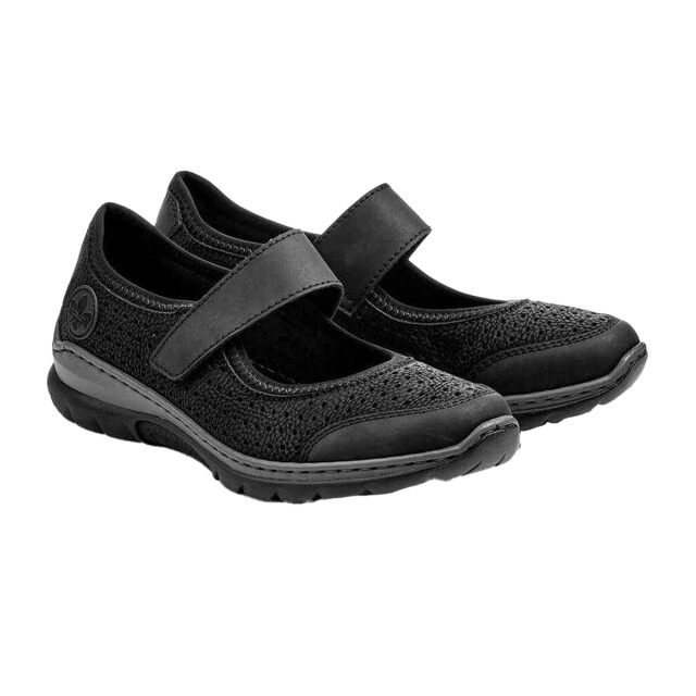 Rieker Dames cutwork schoenen UTPP5860_black large