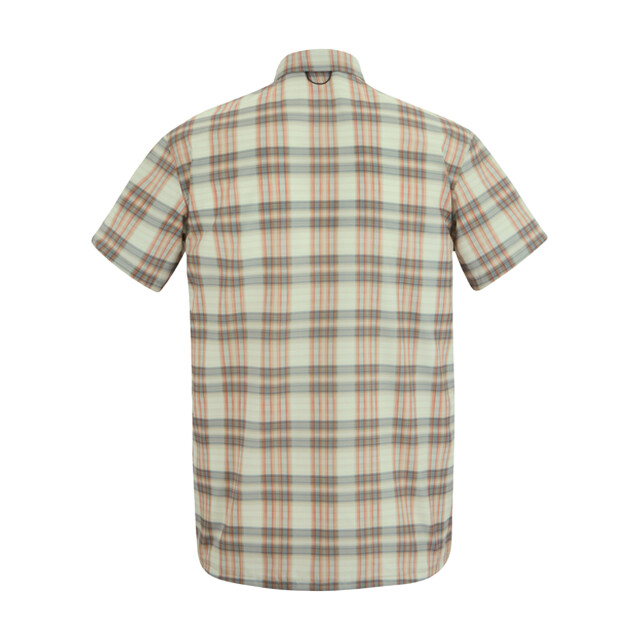 Regatta Heren geruit insectenwerend reisshirt met korte mouwen UTRG12569_stonewhite large