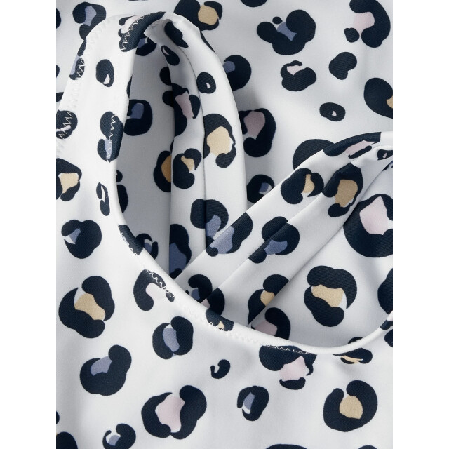 Name It Meisjes badpak nkfzanimal wit dierenprint 13253277-Ancient Water large