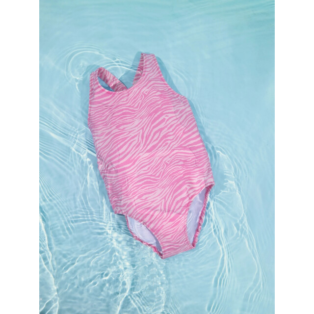 Name It Meisjes badpak nkfzanimal zebraprint 13253277-Strawberry Moon large