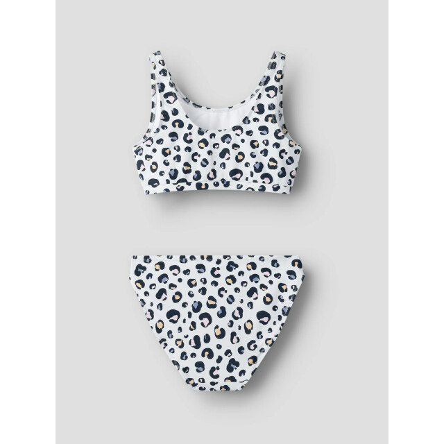 Name It Meisjes bikini set nkfzanimal wit dierenprint 13253263-Ancient Water large