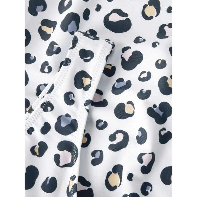 Name It Meisjes badpak nkfzanimal wit dierenprint 13253262-Ancient Water large