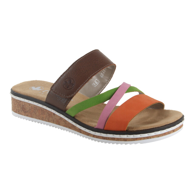 Rieker V52-96 dames slippers Rieker V3652-96 large