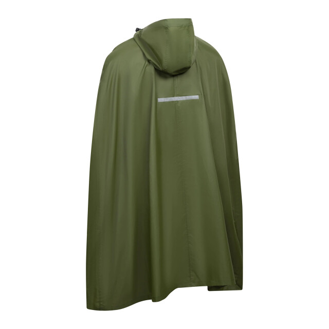 Trespass Unisex qikpac waterdichte opbergbare poncho met capuchon UTTP422_moss large