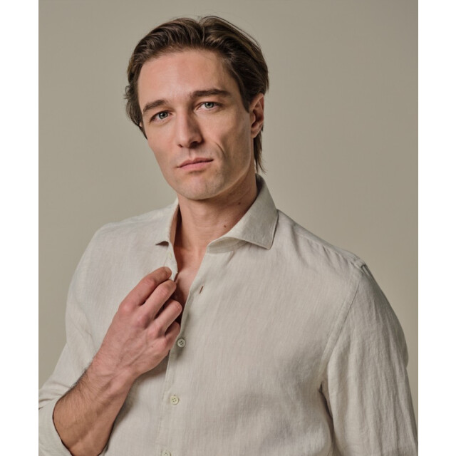 Profuomo Ppxh10017k f1 linnen overhemd profu F1/PPXH10017K large