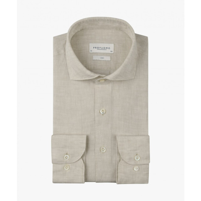 Profuomo Ppxh10017k f1 linnen overhemd profu F1/PPXH10017K large
