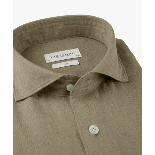 Profuomo Ppxh10017p z2 linnen overhemd profu Z2/PPXH10017P large