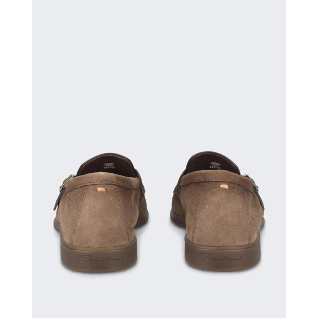 Santoni Heren double-buckle loafer MGAR19006TGRSEAA-M21 large