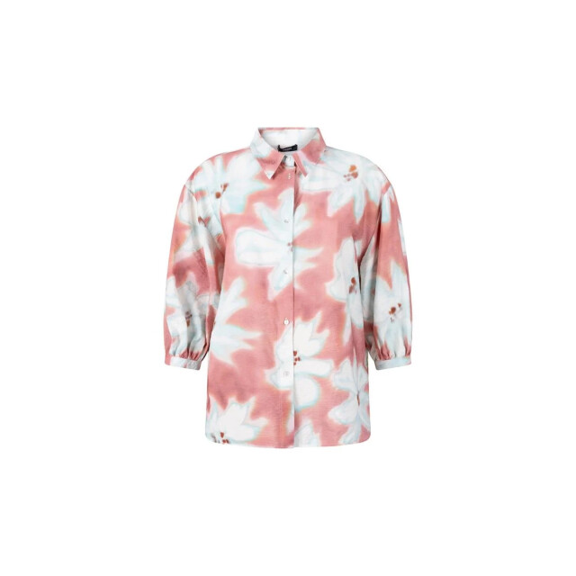 Jansen Amsterdam Jansen pip blouse wf 761 3/4 puffed sleeve blush WF 761 large