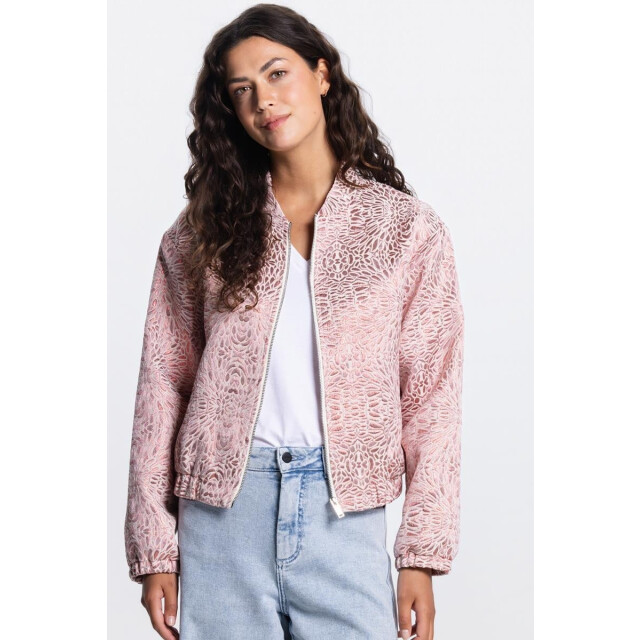 Jansen Amsterdam Jansen rox jasje mj 219 bomber long sleeve metallic blush MJ 219 large
