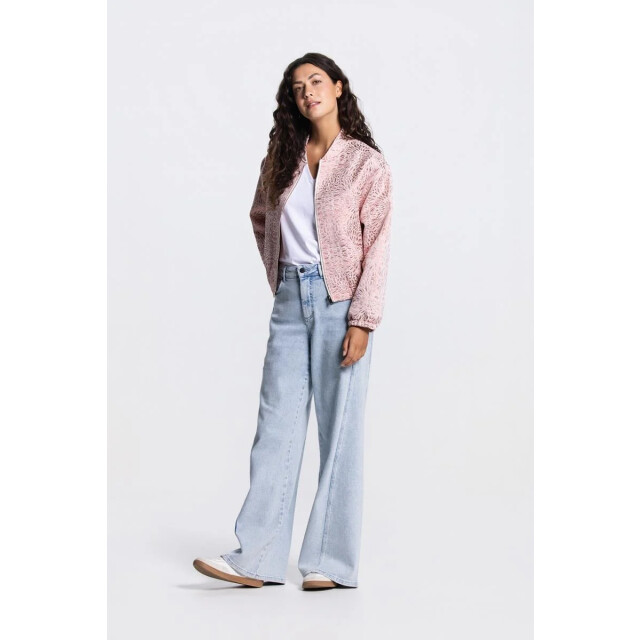 Jansen Amsterdam Jansen rox jasje mj 219 bomber long sleeve metallic blush MJ 219 large