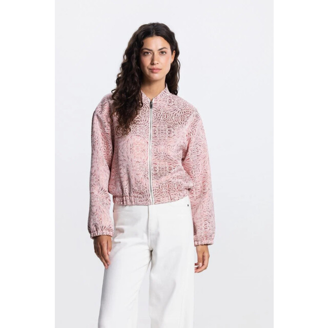Jansen Amsterdam Jansen rox jasje mj 219 bomber long sleeve metallic blush MJ 219 large