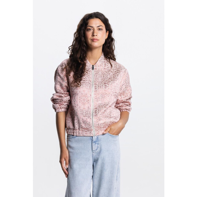 Jansen Amsterdam Jansen rox jasje mj 219 bomber long sleeve metallic blush MJ 219 large