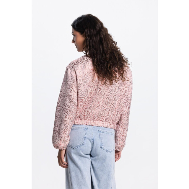 Jansen Amsterdam Jansen rox jasje mj 219 bomber long sleeve metallic blush MJ 219 large