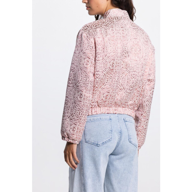 Jansen Amsterdam Jansen rox jasje mj 219 bomber long sleeve metallic blush MJ 219 large