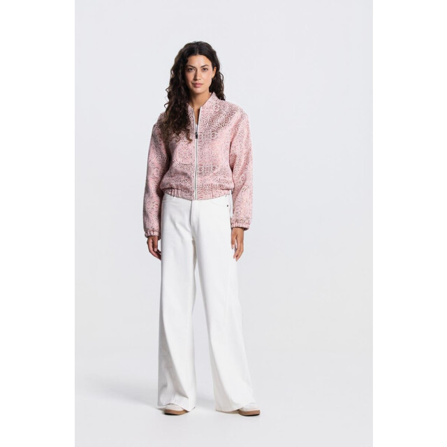 Jansen Amsterdam Jansen rox jasje mj 219 bomber long sleeve metallic blush MJ 219 large