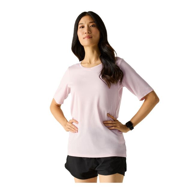 Regatta Dames fingal v hals t-shirt UTRG12961_pinkhaze large