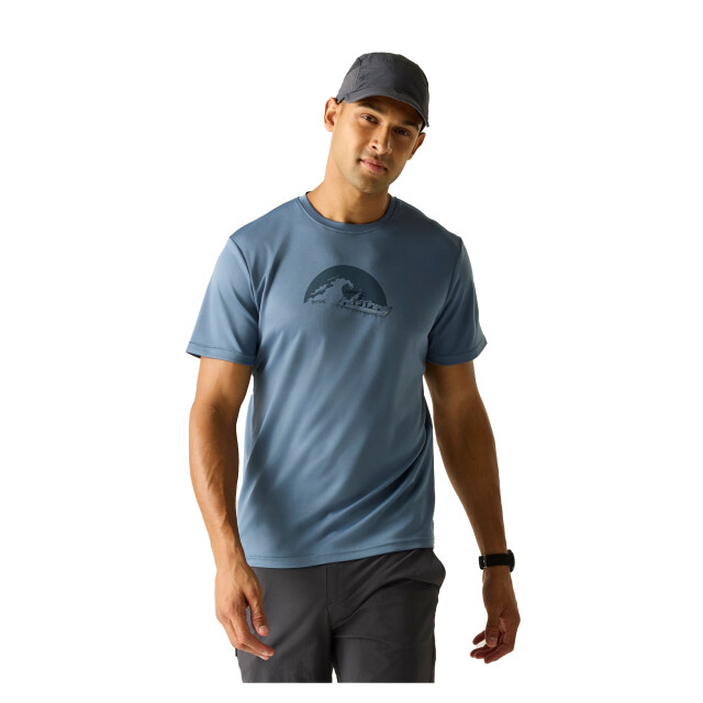 Regatta Heren fingal slogan t-shirt UTRG12970_chinablue large