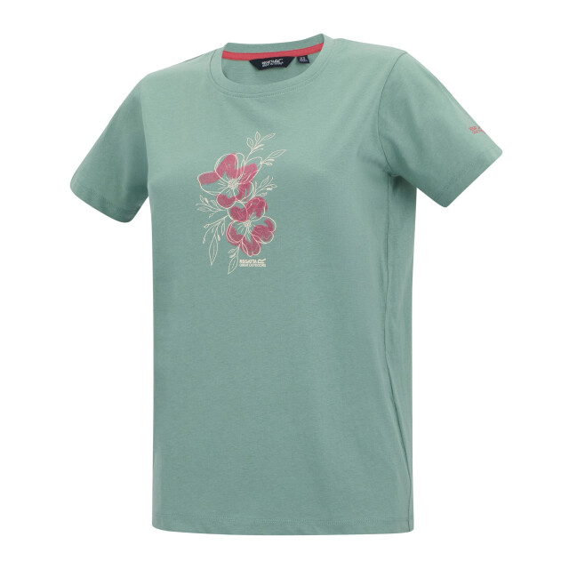 Regatta Dames filandra vx bloom t-shirt UTRG12427_ivymoss large