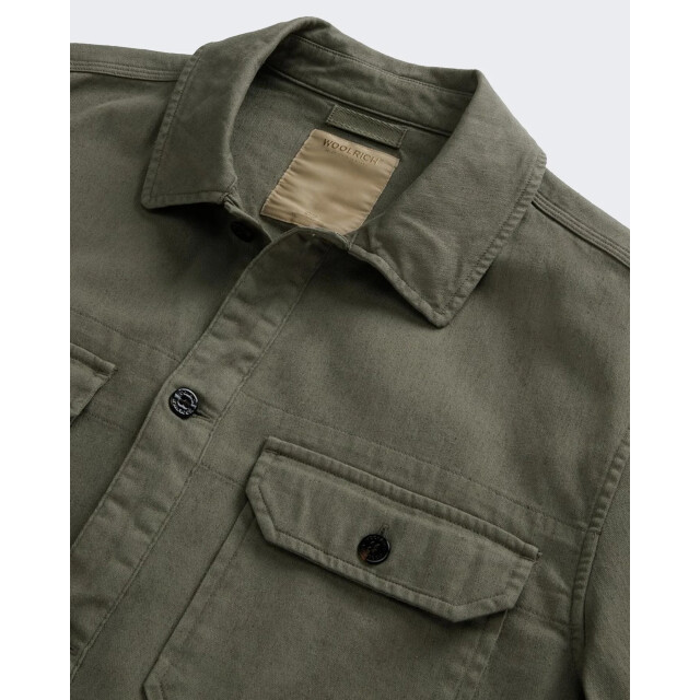 Woolrich Heren linen blend safari overshirt g CFWOOS2036MRUT5288-6667 large