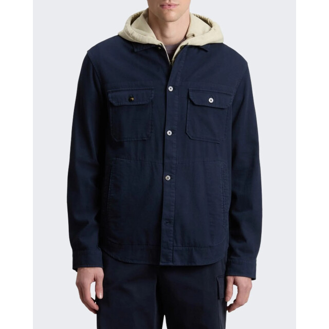 Woolrich Heren linen blend safari overshirt g CFWOOS2036MRUT5288-3989 large