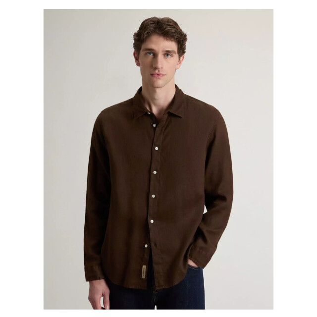Woolrich Linen shirt lange mouw overhemden cfwosi2013mrut5284 CFWOSI2013MRUT5284 large