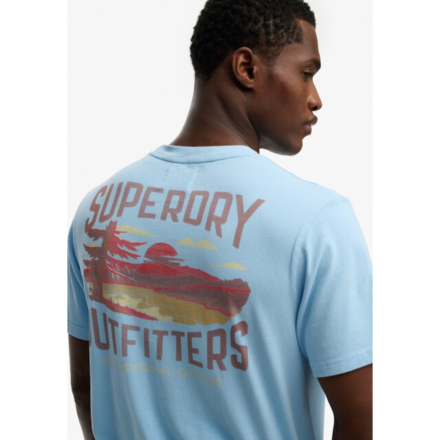 Superdry Outdoor moutain relaxed tee licht 5339.31.0006 large