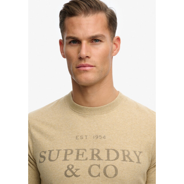 Superdry 1954 company relaxed tee zand 5339.04.0033 large