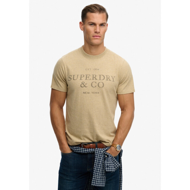 Superdry 1954 company relaxed tee zand 5339.04.0033 large