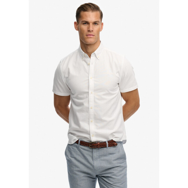 Superdry Oxford overhemd ss off-white 5319.02.0007 large