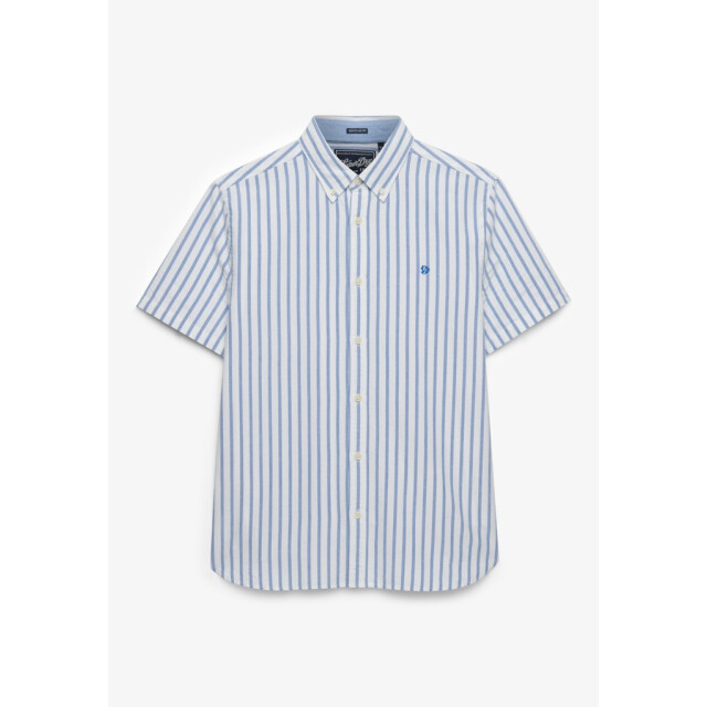 Superdry Oxford overhemd ss dessin 5319.09.0033 large