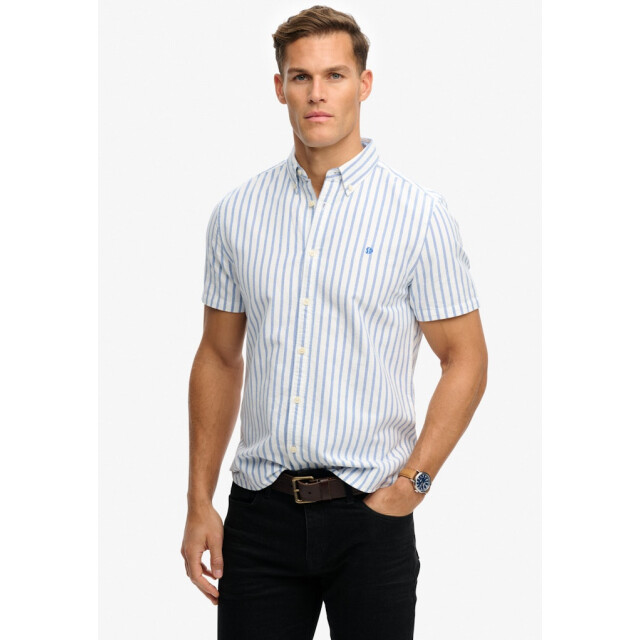 Superdry Oxford overhemd ss dessin 5319.09.0033 large