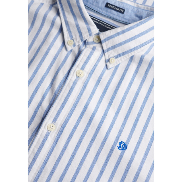 Superdry Oxford overhemd ss dessin 5319.09.0033 large