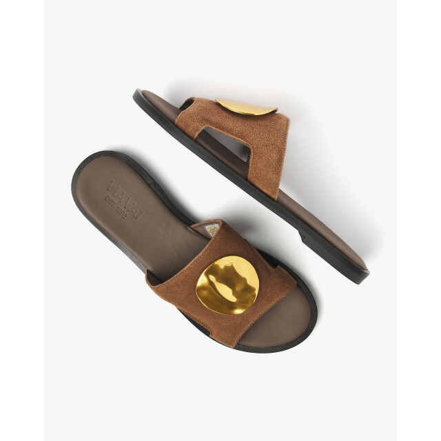 Via Vai 62375 Slippers Cognac 62375 large