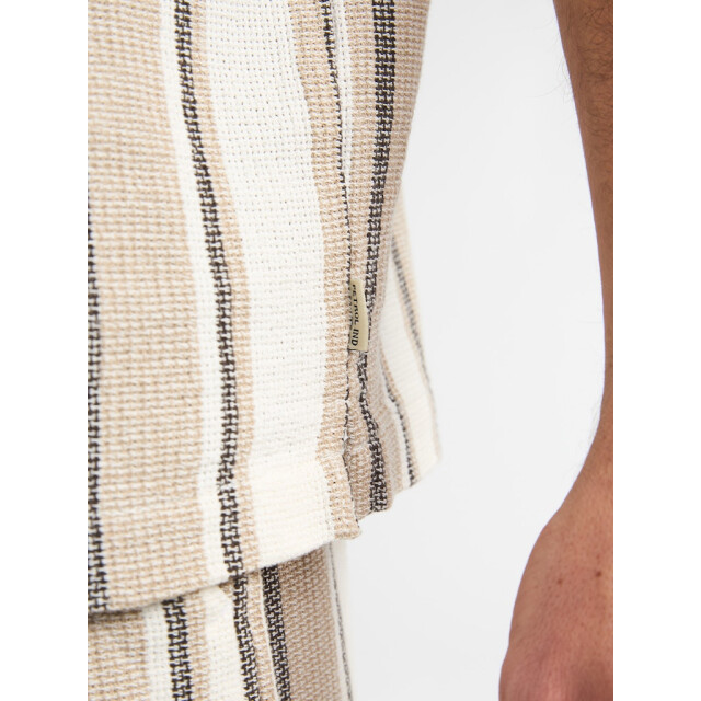 Petrol Industries Men shirt short sleeve aop ecru dessin 5319.08.0028 large