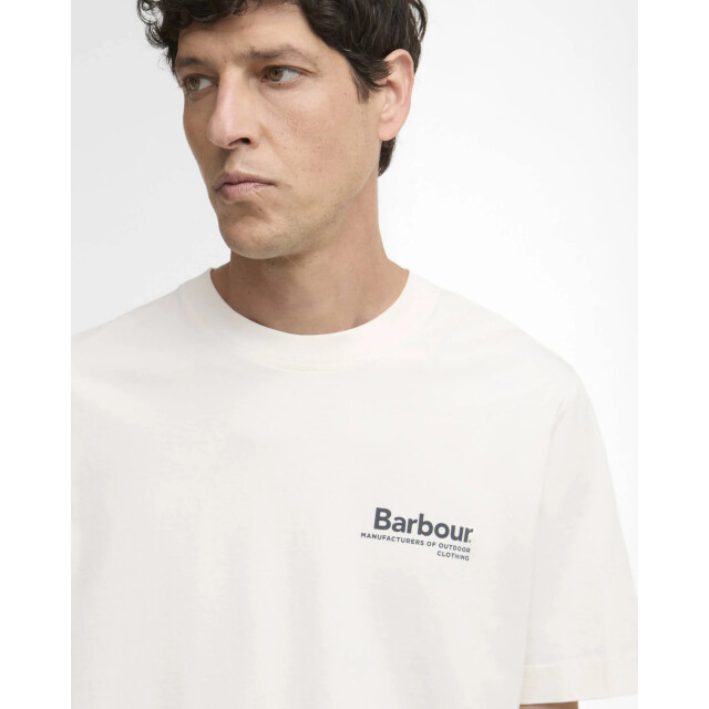 Barbour wildfell relaxed graphic t-shirt mts1551 be13 neutral 05011.172.0005 large
