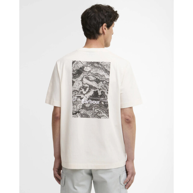 Barbour wildfell relaxed graphic t-shirt mts1551 be13 neutral 05011.172.0005 large