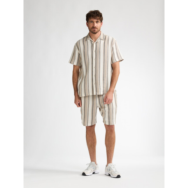 Petrol Industries Men shirt short sleeve aop ecru dessin 5319.08.0028 large