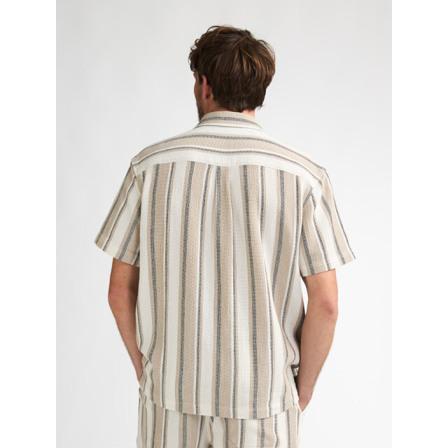 Petrol Industries Men shirt short sleeve aop ecru dessin 5319.08.0028 large