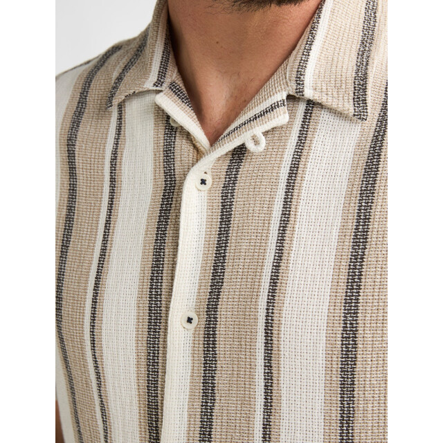 Petrol Industries Men shirt short sleeve aop ecru dessin 5319.08.0028 large