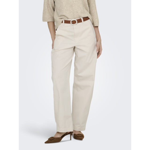Jacqueline de Yong Jdyselma hw barrel pants beige 4109.05.0061 large
