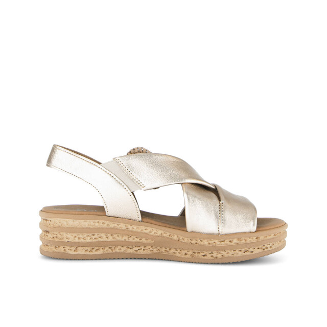 Gabor Gabor Sandalen met hak 84.556.62 Sandalen Goud Gabor Sandalen met hak 84.556.62 large