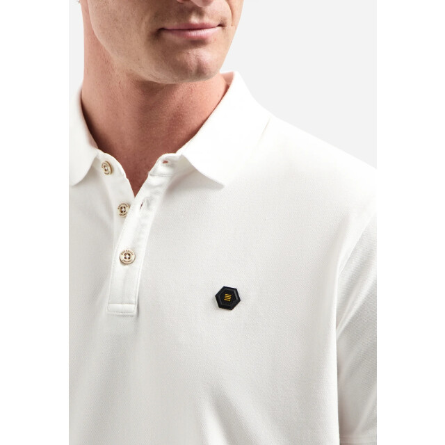 No Excess Heren polo n3801 010 white NoExcess Polo N3801 010White large