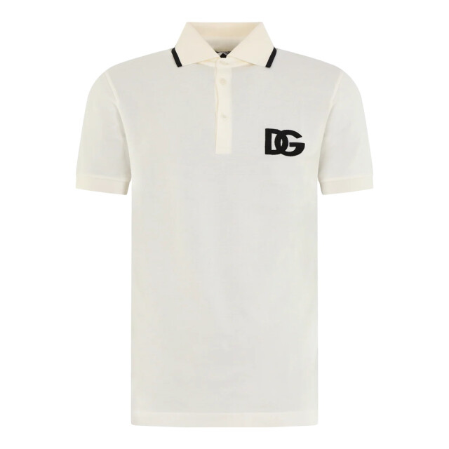 Dolce and Gabbana Heren d&g logo poloshirt /zwart G80loz-Fu7en-W0111 large