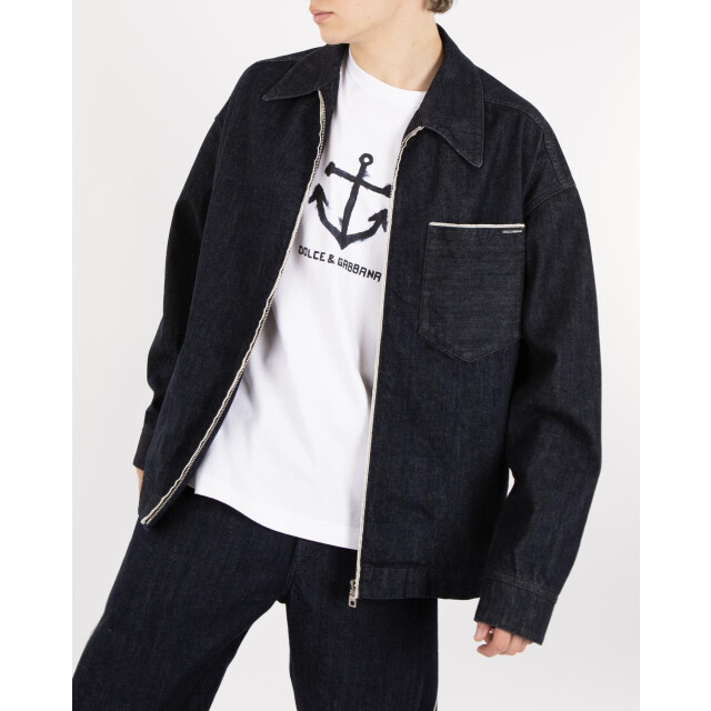 Dolce and Gabbana Heren selvedge denim zipper G9AUBD / G8KF1-S9001 large