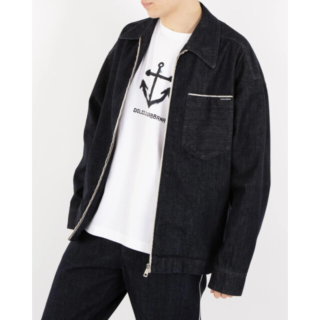 Dolce and Gabbana Heren selvedge denim zipper G9AUBD / G8KF1-S9001 large