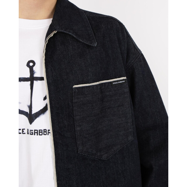 Dolce and Gabbana Heren selvedge denim zipper G9AUBD / G8KF1-S9001 large