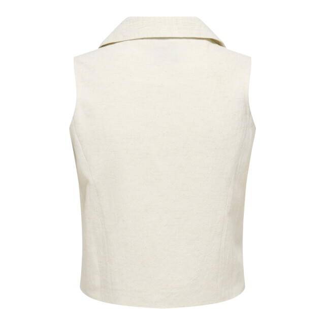 Jacqueline de Yong Jdymilan linen sl waistcoat tlr beige 4259.05.0019 large