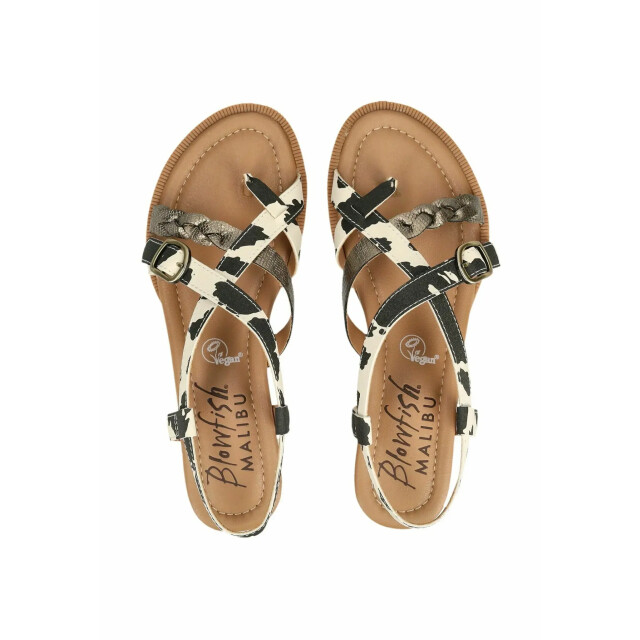 Blowfish Malibu April j7625s3202 cow print/bronze J7625S3202 large