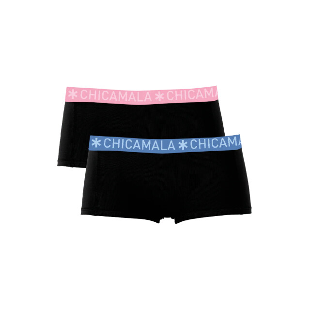 Muchachomalo Meisjes 2-pack boxershorts U-SOLID1215-71J large